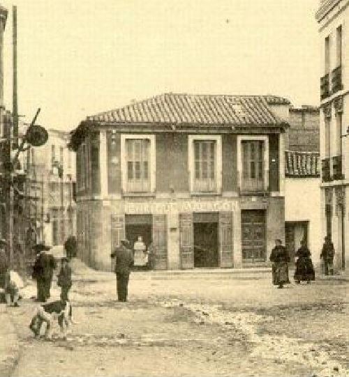 Edificio de la calle Aduana. Fotografía Enrique Malagon.1905-1920.