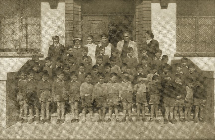 Guardería Infantil de Auxilio Social Ntra. Sra. de Gracia 1953. Fotografía Gómez.