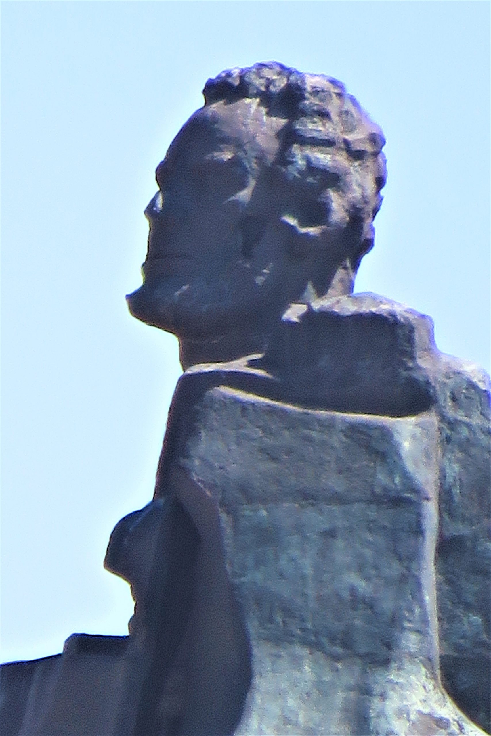 Detalle del Monumento al Minero. Fotografía F. Negrete