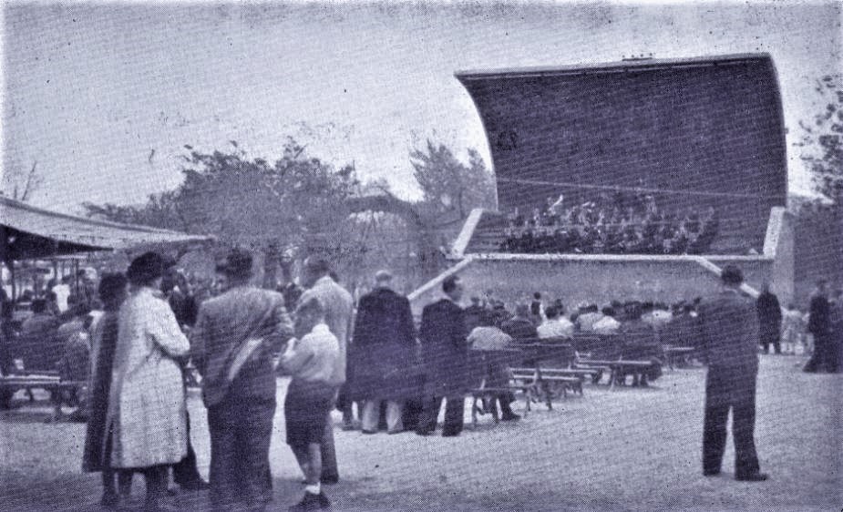 Durante un concierto. 1955- Fotografía Gómez