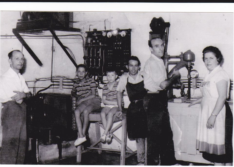 La familia Moran en Puertollano. 1956.