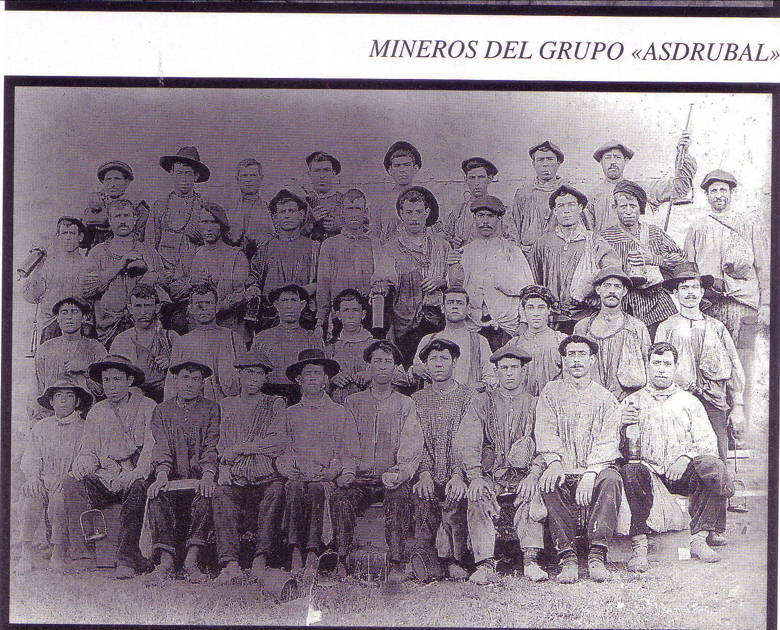 Mineros del Grupo Asdrúbal