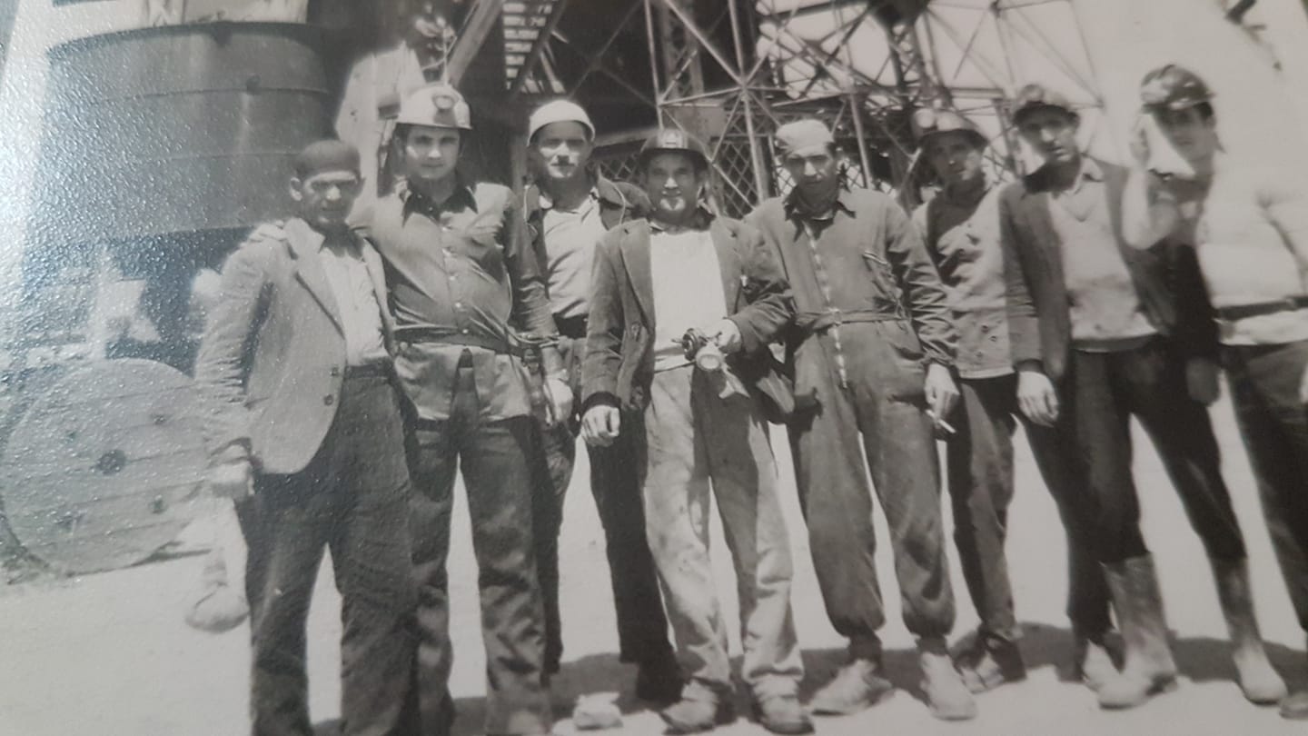 Mineros de la Mina de Asdrúbal. 1970. Archivo Segun Rosell
